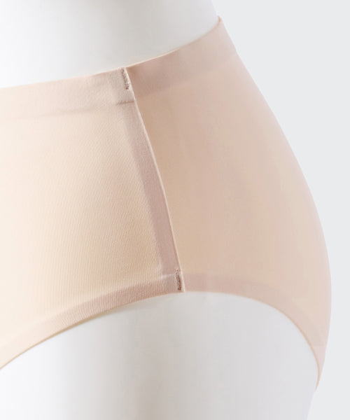 MUSINSA STANDARD WOMAN MUSINSA STANDARD WOMAN Women's Seamless High Rise Panties Light Beige