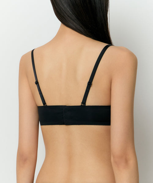 MUSINSA STANDARD WOMAN MUSINSA STANDARD WOMAN Women's Off Shoulder Wireless Bra (Black)