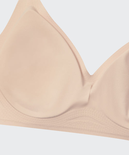 MUSINSA STANDARD WOMAN MUSINSA STANDARD WOMAN Women's Seamless Light Volume Bra [Light Beige]