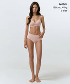 MUSINSA STANDARD WOMAN MUSINSA STANDARD WOMAN Women's Seamless Light Volume Bra [Pink] Size