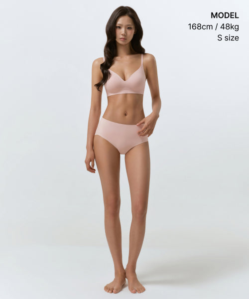 MUSINSA STANDARD WOMAN MUSINSA STANDARD WOMAN Women's Seamless Light Volume Bra [Pink] Size