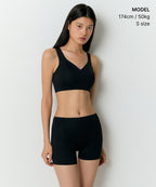 MUSINSA STANDARD WOMAN MUSINSA STANDARD WOMAN Women's Comfort Seamless Bra [Black] - Size