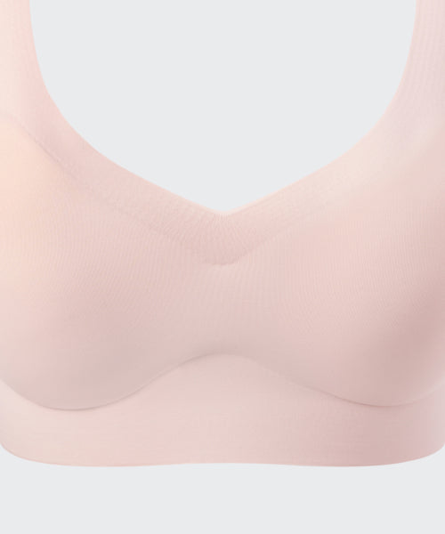 MUSINSA STANDARD WOMAN MUSINSA STANDARD WOMAN Women's Comfort Seamless Bra (Pink)
