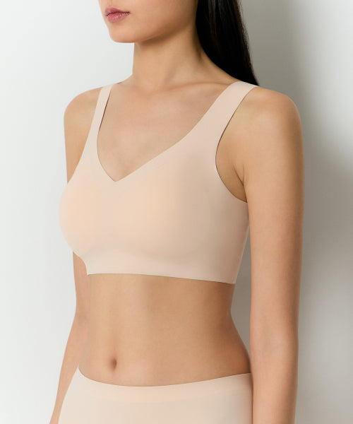 MUSINSA STANDARD WOMAN MUSINSA STANDARD WOMAN Women's Comfort Seamless Bra Light Beige