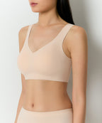 MUSINSA STANDARD WOMAN MUSINSA STANDARD WOMAN Women's Comfort Seamless Bra Light Beige