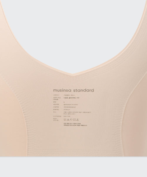 MUSINSA STANDARD WOMAN MUSINSA STANDARD WOMAN Women's Comfort Seamless Bra Light Beige