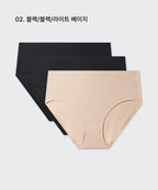 MUSINSA STANDARD WOMAN MUSINSA STANDARD WOMAN Women's Seamless High Rise Panties 3 Pack
