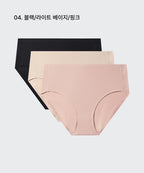 MUSINSA STANDARD WOMAN MUSINSA STANDARD WOMAN Women's Seamless High Rise Panties 3 Pack