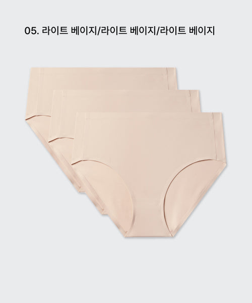 MUSINSA STANDARD WOMAN MUSINSA STANDARD WOMAN Women's Seamless High Rise Panties 3 Pack