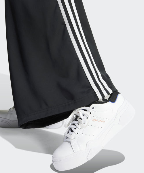 ADIDAS ADIDAS Satin Wide Leg Track Pants - Size