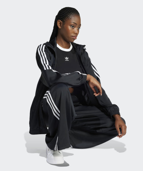 ADIDAS ADIDAS Satin Wide Leg Track Pants - Size