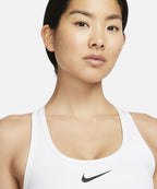 NIKE NIKE Swoosh Medium Support Pad Sports Bra W - White
