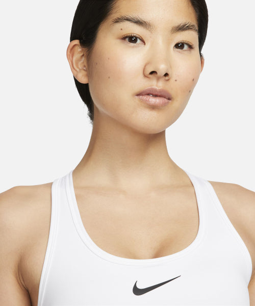 NIKE NIKE Swoosh Medium Support Pad Sports Bra W - White