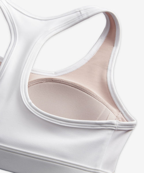 NIKE NIKE Swoosh Medium Support Pad Sports Bra W - White