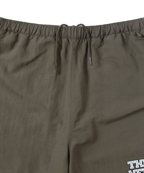 THISISNEVERTHAT THISISNEVERTHAT Big Logo Nylon Shorts Brown