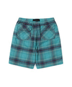 THISISNEVERTHAT THISISNEVERTHAT Belted Check Short Green
