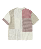 THISISNEVERTHAT THISISNEVERTHAT Block Crochet Knit S/S Shirt Ivory