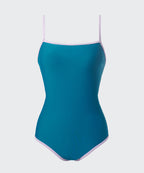 MUSINSA STANDARD WOMAN MUSINSA STANDARD WOMAN Women's back string one-piece swimsuit (teal blue)