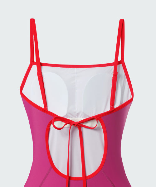 MUSINSA STANDARD WOMAN MUSINSA STANDARD WOMAN One-Piece Swimsuit Magenta