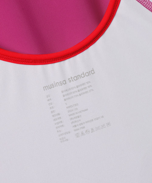 MUSINSA STANDARD WOMAN MUSINSA STANDARD WOMAN One-Piece Swimsuit Magenta