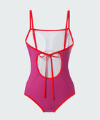 MUSINSA STANDARD WOMAN MUSINSA STANDARD WOMAN One-Piece Swimsuit Magenta