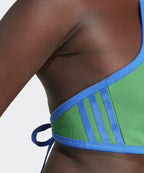 ADIDAS ADIDAS T-Shirt Rib Neck Top - Green