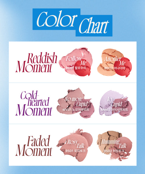 fwee fwee Puy Mellow Dual Blusher 12 Colors