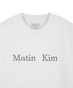 MATIN KIM MATIN KIM T-Shirt in White