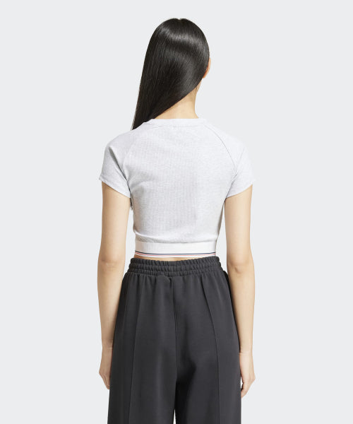 ADIDAS ADIDAS Tape Waistband Tee - Melange