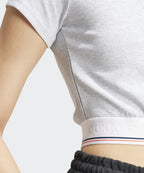 ADIDAS ADIDAS Tape Waistband Tee - Melange