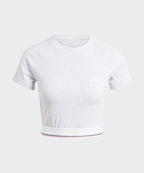ADIDAS ADIDAS Tape Waistband Tee - Melange