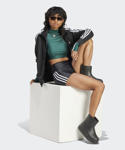 ADIDAS ADIDAS 3S Crop Long Sleeve Tee - Green
