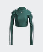 ADIDAS ADIDAS 3S Crop Long Sleeve Tee - Green