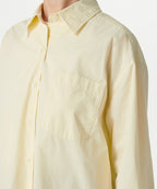 MUSINSA STANDARD WOMAN MUSINSA STANDARD WOMAN Women's Oversized Washed Poplin Shirt [Lemon]