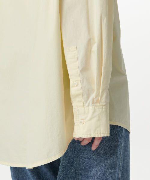 MUSINSA STANDARD WOMAN MUSINSA STANDARD WOMAN Women's Oversized Washed Poplin Shirt [Lemon]