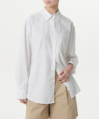 MUSINSA STANDARD WOMAN MUSINSA STANDARD WOMAN Women's Oversized Washed Poplin Shirt [White]