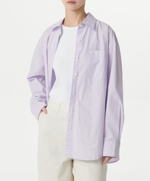 MUSINSA STANDARD WOMAN MUSINSA STANDARD WOMAN Women's Oversized Washed Poplin Shirt (Size)