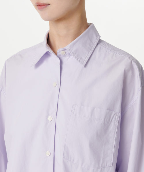 MUSINSA STANDARD WOMAN MUSINSA STANDARD WOMAN Women's Oversized Washed Poplin Shirt (Size)