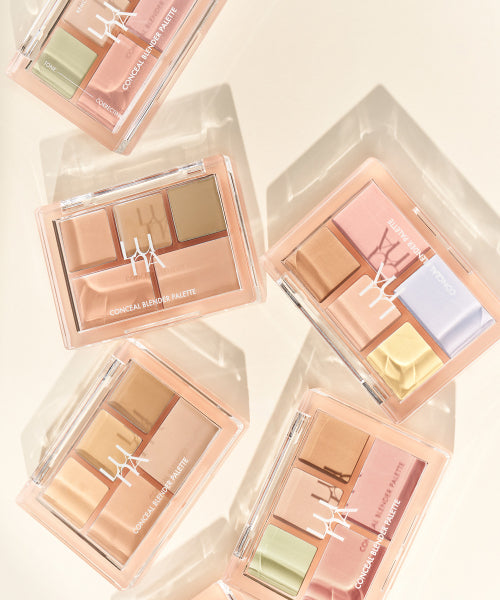 LUNA LUNA Concealer Blender Palette + Dual Brush Set
