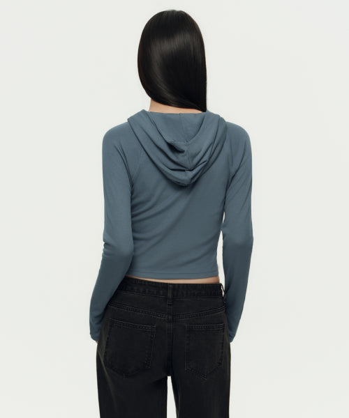 MUSINSA STANDARD WOMAN MUSINSA STANDARD WOMAN Women's Hoodie Peacock Blue