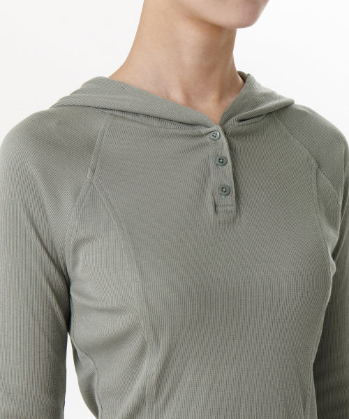 MUSINSA STANDARD WOMAN MUSINSA STANDARD WOMAN Women's Hoodie Khaki Gray