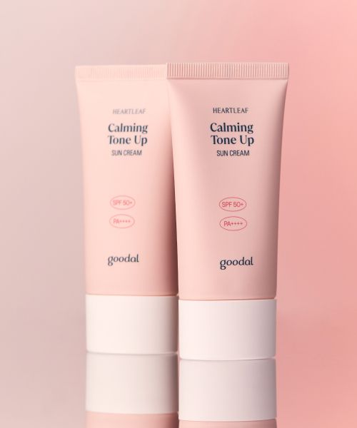 goodal [2pack] Clear Houttuynia Cordata Calming Moisturizing Tone-Up Sunscreen 50ml [Gift] Vitamin C