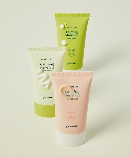 goodal [2pack] Clear Houttuynia Cordata Calming Moisturizing Tone-Up Sunscreen 50ml [Gift] Vitamin C