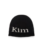 MATIN KIM MATIN KIM LOGO LINEN SHORT BEANIE ONE SIZE