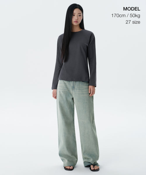 MUSINSA STANDARD WOMAN MUSINSA STANDARD WOMAN Denim Pants Baggy Fit