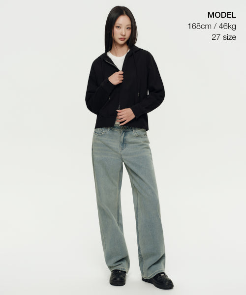 MUSINSA STANDARD WOMAN MUSINSA STANDARD WOMAN Denim Low Rise Wide Pants (Size 25)