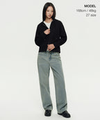 MUSINSA STANDARD WOMAN MUSINSA STANDARD WOMAN Denim Low Rise Wide Pants (Size 25)