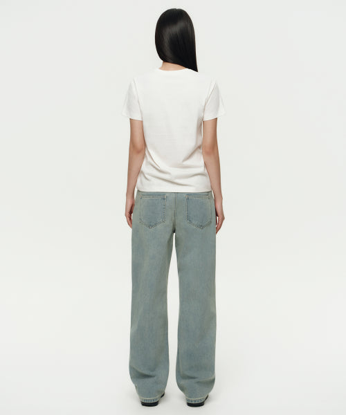 MUSINSA STANDARD WOMAN MUSINSA STANDARD WOMAN Denim Low Rise Wide Pants (Size 25)