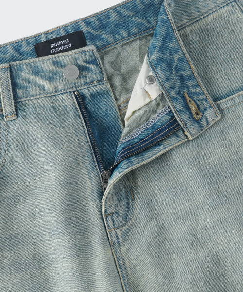 MUSINSA STANDARD WOMAN MUSINSA STANDARD WOMAN Denim Low Rise Wide Pants (Size 25)