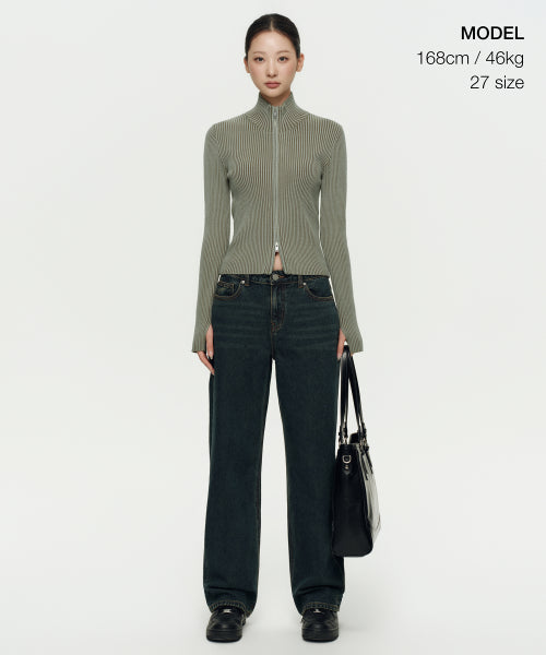 MUSINSA STANDARD WOMAN MUSINSA STANDARD WOMAN Denim Low Rise Wide Pants